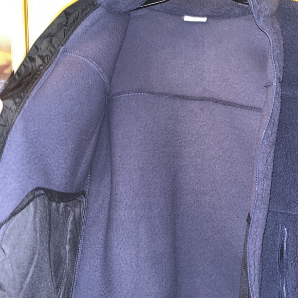 Women’s Columbia full zip Sherpa fleece navy jacket-size small - Picture 7 of 11